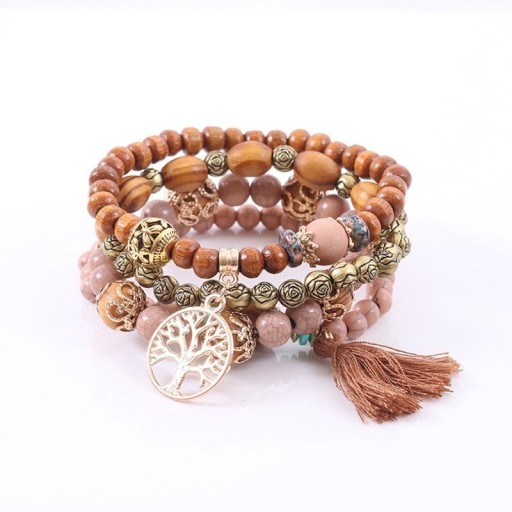 Pulsera multicapas mujer H261