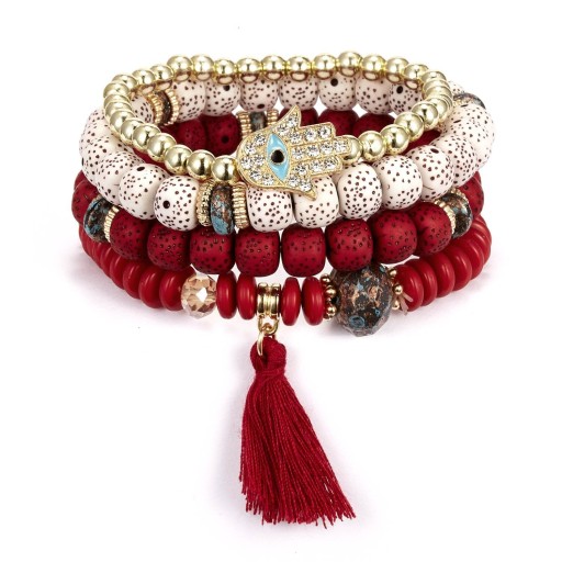 Pulsera multicapas mujer H344