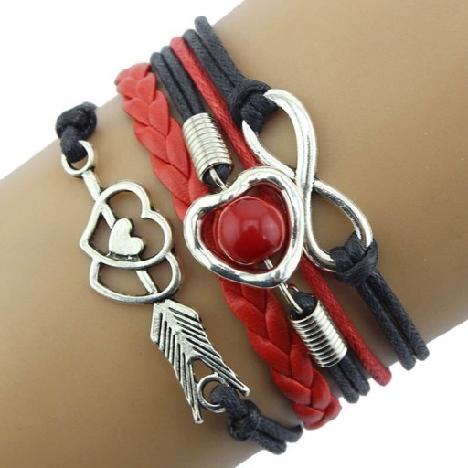 Pulsera multicapas mujer H404