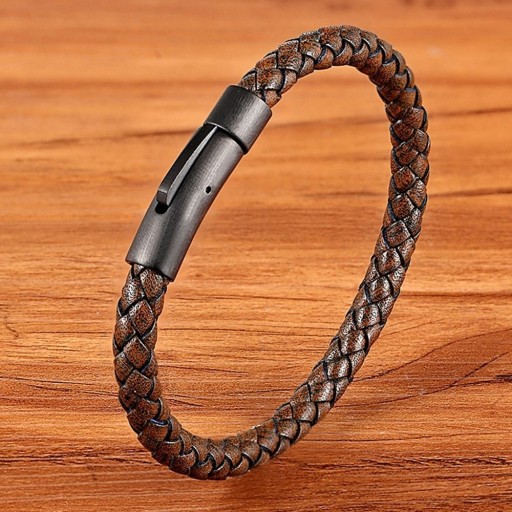 Pulsera tejida para hombre