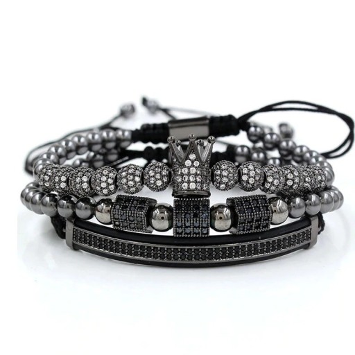 Pulseras de cuentas para mujer 3 piezas