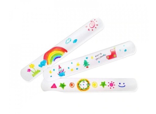 Pulseras infantiles para colorear para las manos 30 uds.