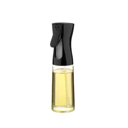 Pulverizador de aceite de 300 ml fabricado en plástico PET 22×6 cm Dispensador de aceite de oliva y vinagre Pulverizador para cocinar Asar