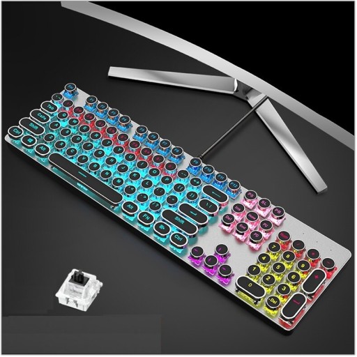 Punk-Tastatur mit Hintergrundbeleuchtung