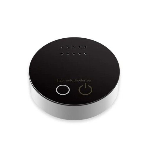 Purificador de aire electrónico portátil para esterilización, desodorización y desinfección, purificador de aire inteligente para inodoro, 8,5 x 8,5 x 2,2 cm