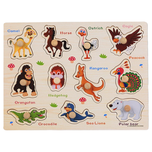 Puzzle educativo ad incastro per bambini