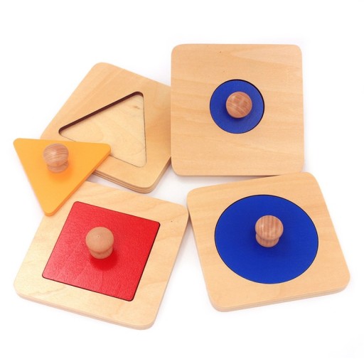 Puzzles en bois 4 pcs
