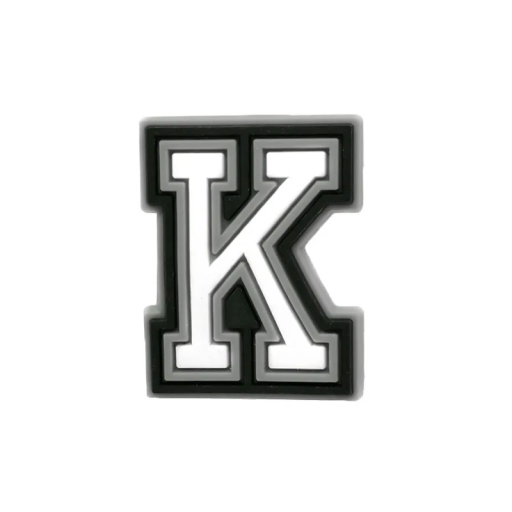 PVC Keychain for Crocs Shoes in the Shape of the Letter K Colourful Footwear Accessory Decorative Ornament for Children's and Adults' Croc Charms