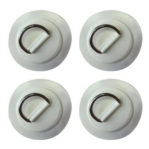 PVC patch met roestvrijstalen D-ring voor de dek van surfboard dinghy boot accessoires voor het bevestigen van uitrusting watersporten en bootaccessoires