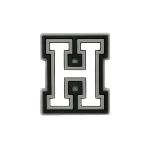 PVC přívěšek na boty Crocs ve tvaru písmene H Stylový ozdobný doplněk na dětské i dospělé boty Snadná instalace a odolný materiál PVC přívěšek na boty Crocs ve tvaru písmene H Stylový ozdobný doplněk na dětské i dospělé boty Snadná instalace a odolný materiál