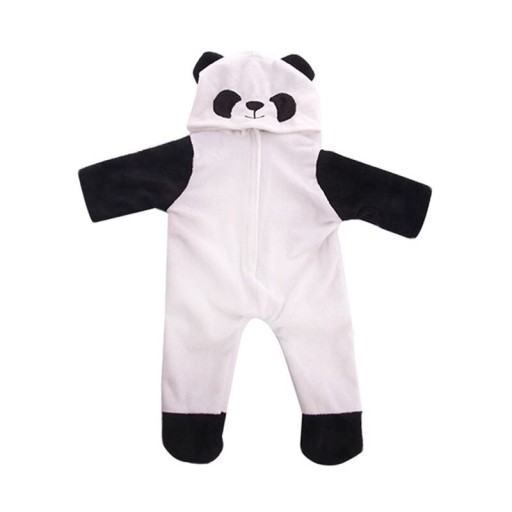 Pyjama für die Panda-Puppe