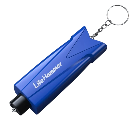 Quebra-vidros de carro 12x7,5 cm Martelo de emergência multifuncional em ABS Dispositivo de segurança para quebra de vidro e resgate no veículo