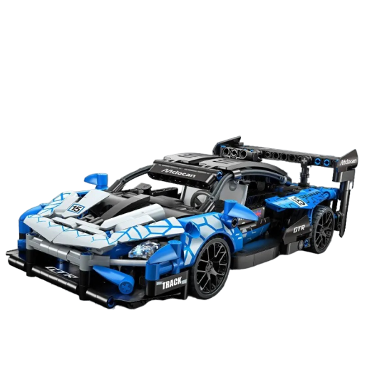 Racerbilsæt 456 dele foldbar bil V207
