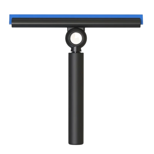 Racletă pentru duș cu mâner telescopic pentru uși din sticlă cca 98 cm cu lamelă din silicon, curățător de feronerie și oglinzi pentru baie