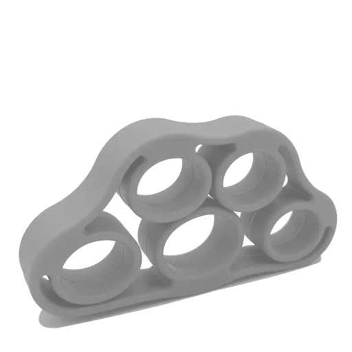 Rafforzatore per dita in silicone blu Strumento per il potenziamento delle dita Forza 5 Kg