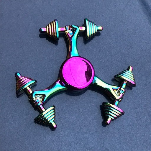 Rainbow fidget spinner metall A2222
