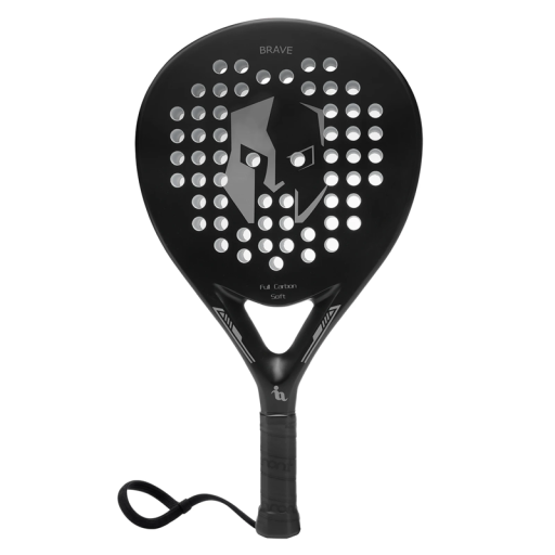 Raketa na padel grafitový kompozit s paměťovou pěnou EVA Tloušťka 3,7 cm Šířka 26 cm Délka 34 cm Rukojeť 12 cm Obvod 10 cm