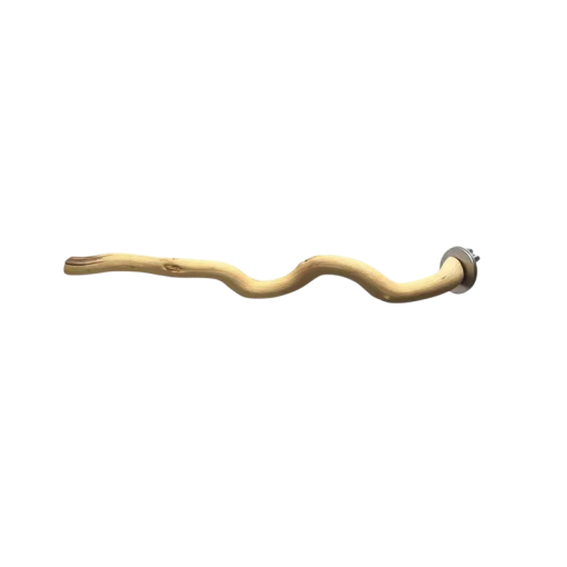 Ramă de lemn pentru cușca de păsări 25 cm Mânere naturale cu șurub Montare stabilă Potrivit pentru papagali, ondulați, coreli, păsări decorative