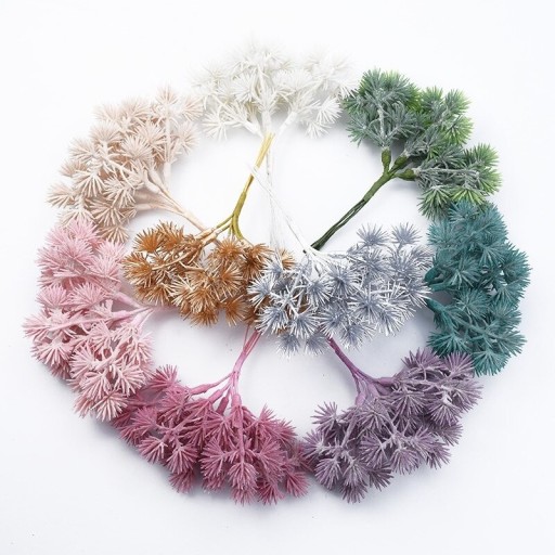 Ramo artificial de conífera 6 pcs