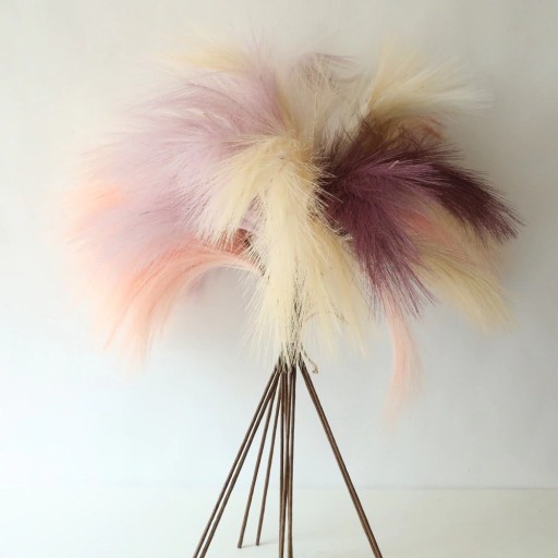 Ramo artificial de relva ornamental