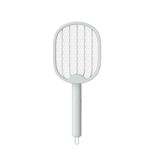 Raquete eléctrica para mosquitos 2 em 1 53x20 cm USB recarregável Lâmpada dobrável contra insectos Luz violeta Apanhador de insectos doméstico Killer