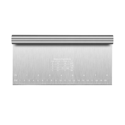Raschia per torte in acciaio inox 22 x 12 cm Spatola per crema al burro e impasto Lisciatore per torte Decorazione e livellamento dei bordi Accessori per la cottura