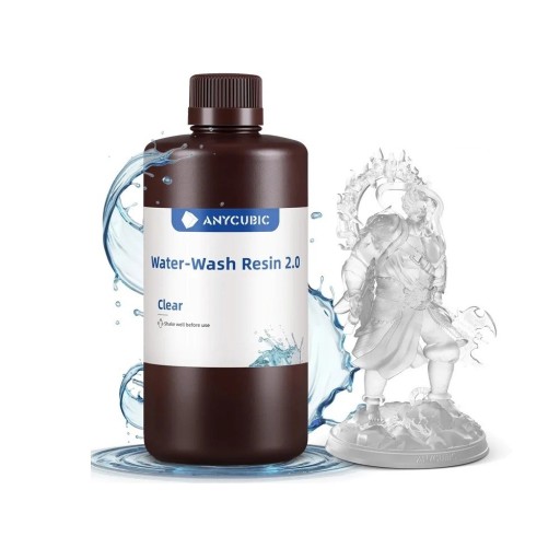 Rășină pentru imprimare 3D spălabilă cu apă 2 kg Vâscozitate scăzută precizie înaltă miros minim curățare ușoară stabilă