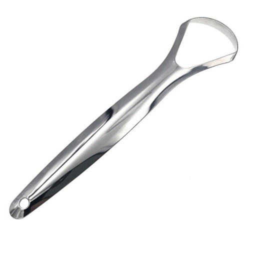 Raspador de lengua de acero inoxidable 14,7 cm