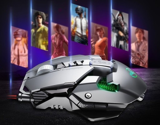 Rato de jogo RGB 6400 DPI