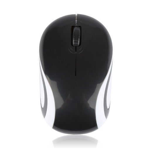 Rato sem fios compacto para computador e portátil Receptor USB 2,4 GHz Resolução 2000 DPI Alcance 10 a 15 m Alimentação 1x AAA Formato