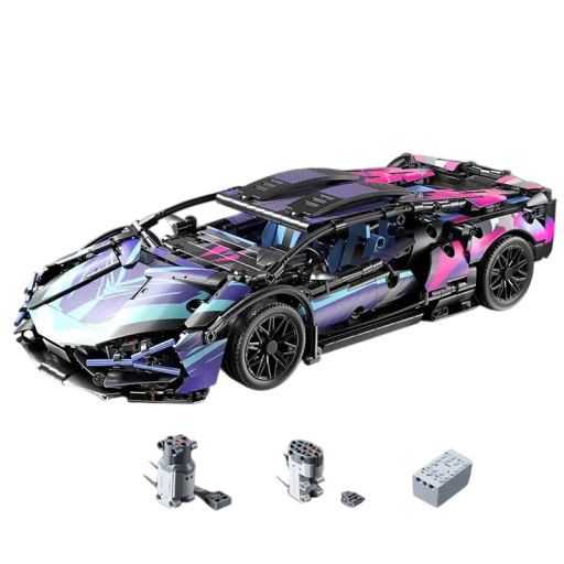 RC byggesæt sportsvogn 1:14 Lamborghini Hypercar 1314 dele Elektrisk fjernbetjent bil Technic model racerbil legetøj