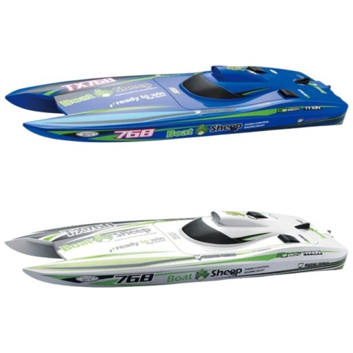 RC turbovirový proudový člun 13 x 9,5 x 40 cm 2,4G řízení ≥250 m Rychlost 30 km/h ABS plast Hardware 11,1 V 2000 mAh 10 min provoz 180 min nabíjení