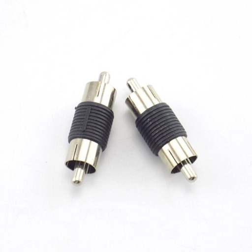 RCA adapter M/M 2 stk.