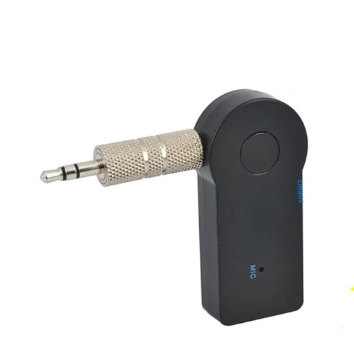Receptor bluetooth AUX inalámbrico con micrófono para dispositivos con entrada de 3,5 mm jack Bluetooth 5.0 Control de llamadas Tamaño 5 x 2 x 1 cm