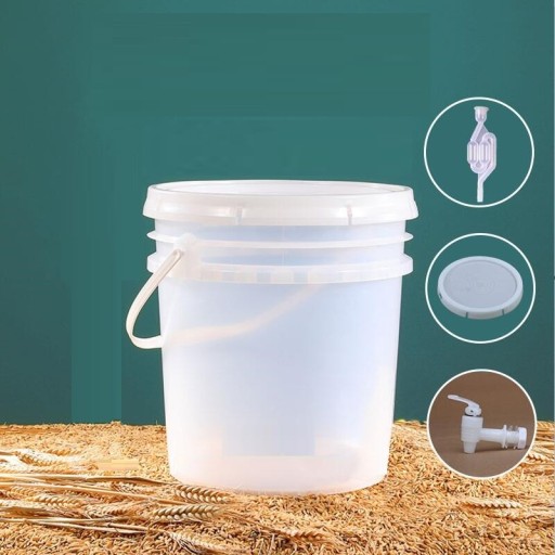 Recipiente de fermentação com acessórios