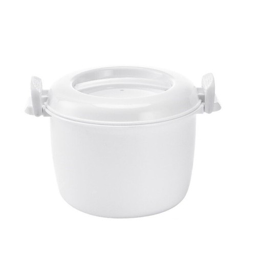 Recipiente para cocinar al vapor en microondas