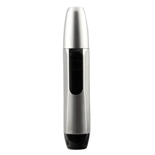 Recortador de vello nasal eléctrico portátil de acero inoxidable, recargable por USB, indicador de carga, recortador de cejas, orejas y nariz, cuchillas duraderas.