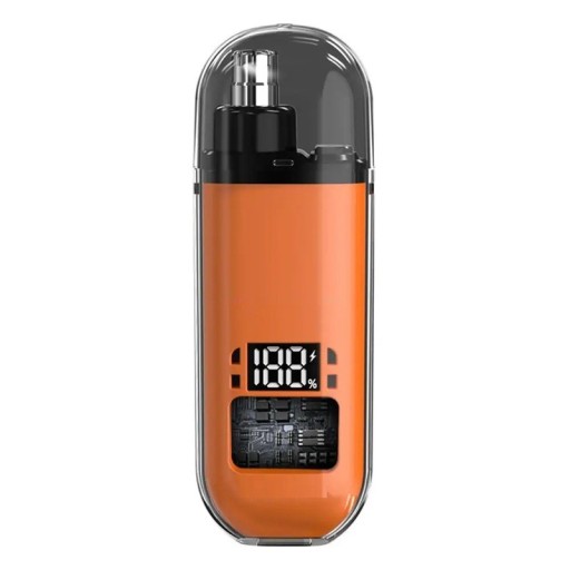 Recortador de vello nasal eléctrico portátil, recargable por USB, para cejas, orejas y nariz, cabezal giratorio de 360°, indicador de carga.