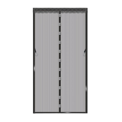 Rede magnética para porta contra insetos 210 x 100 cm Cortina contra insetos com fechos magnéticos Cortina contra mosquitos