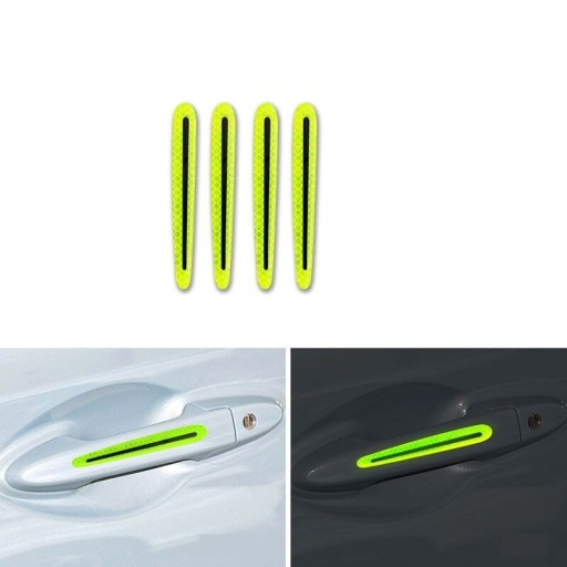 Reflexdekal för bildörrhandtag 4 st.