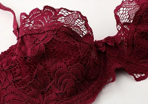 Reggiseno donna semi-rigido con pizzo