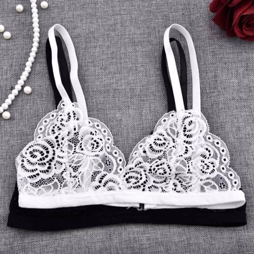 Reggiseno in pizzo con design interessante J1352