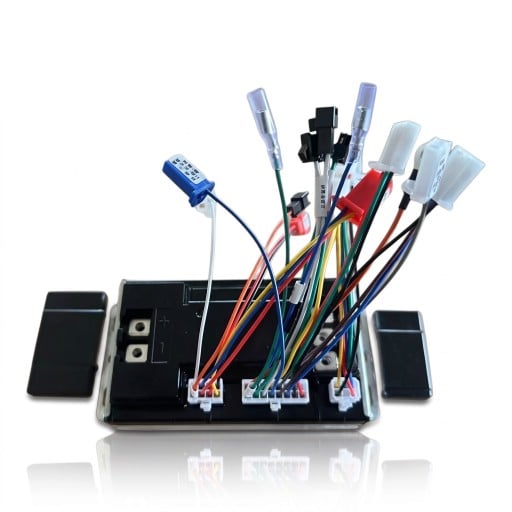 Regolatore sinusoidale per bicicletta elettrica 3000 W 48–72 V 12 MOSFET Alluminio Controllo vettoriale Cruise control e protezione contro il furto