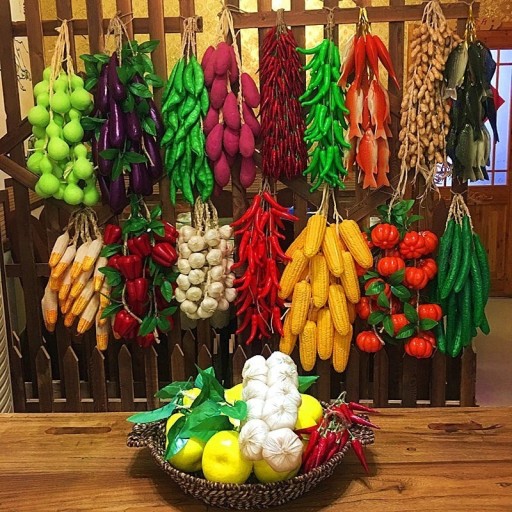 Regroupement artificiel de fruits et légumes