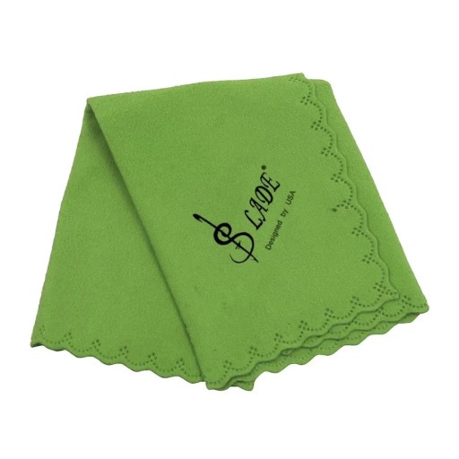 Reinigingsdoek 34 x 34 cm voor saxofoon, klarinet, trompet, fluit, piccolo, hobo, Katoenen stof met hoge absorptie, Universele accessoire voor instrumenten