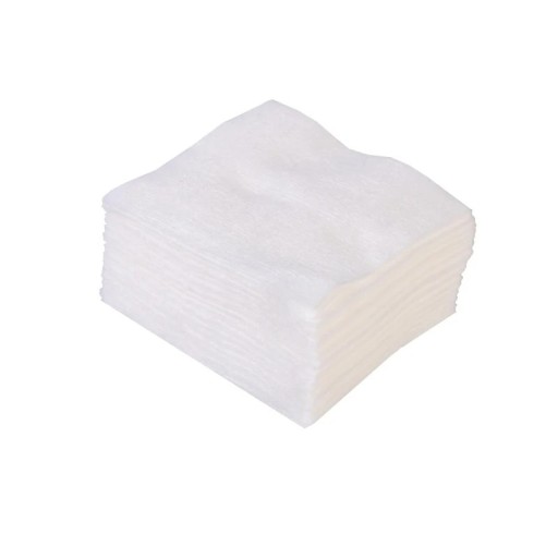 Reinigingsdoekjes voor airsoftwapens set van 200 stuks 6 x 7 cm katoen hoog absorberend wit voor het reinigen van de loop en onderhoud van het wapen