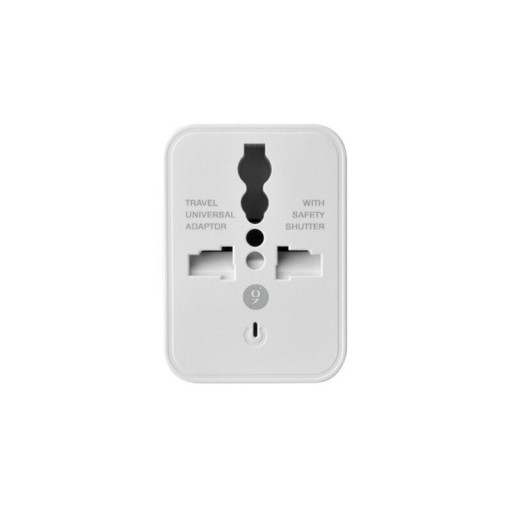 Reisadapter EU met 2x USB Universele adapter voor stekkers van type A B G en I in Europese stopcontacten Spanning 110 tot 250 V Stroom 10 A