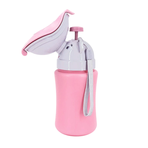 Reise-Kindertoilette Urinal für Mädchen mit Auslaufschutz Urinbehälter für unterwegs Hygienehilfsmittel aus PP-Kunststoff