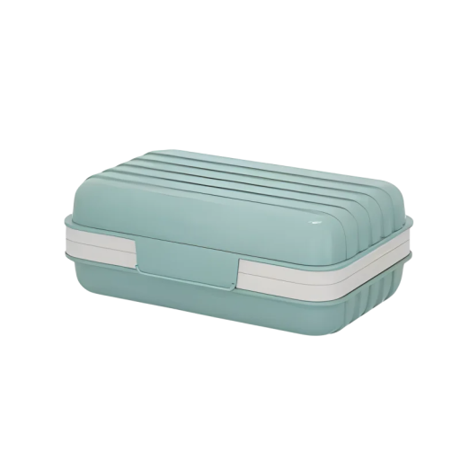 Reiseseifenbox aus Kunststoff mit Deckel 12×7,6×5 cm Seifenschale fürs Bad Reiseseifenbox Tragbarer Seifenschutz