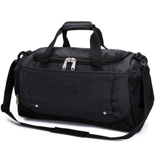 Reistas met schouderband Voor weekenduitstapjes Gaasvak aan de zijkant en binnenzakken Nylon en polyester Afmetingen 51 x 20 x 28 cm